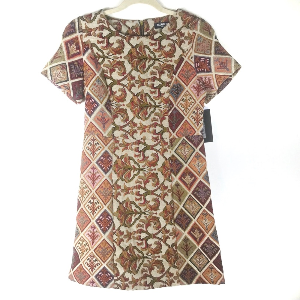 Tapestry Short sleeve dress. Size 4